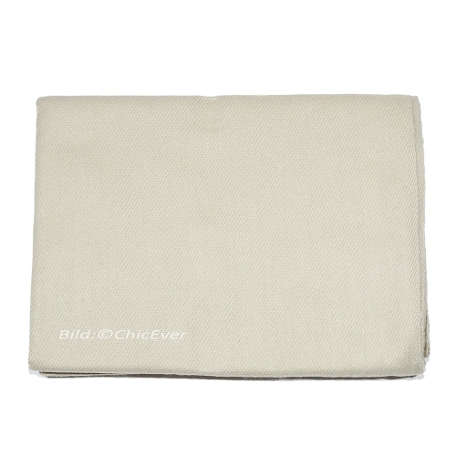 Eleganter Schal Wolle XL in beige, Cashmere Imitation, 70x200cm, 048